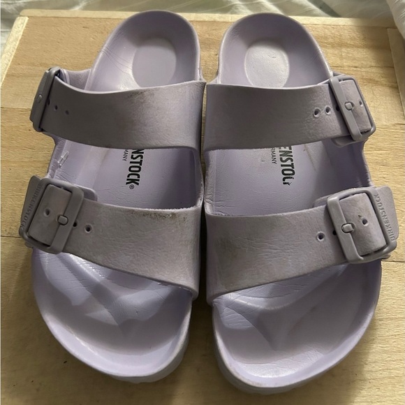 BIRKENSTOCK Women's Essentials Arizona Footbed Sandal Violet Purple Foam Size 7 - Picture 1 of 8